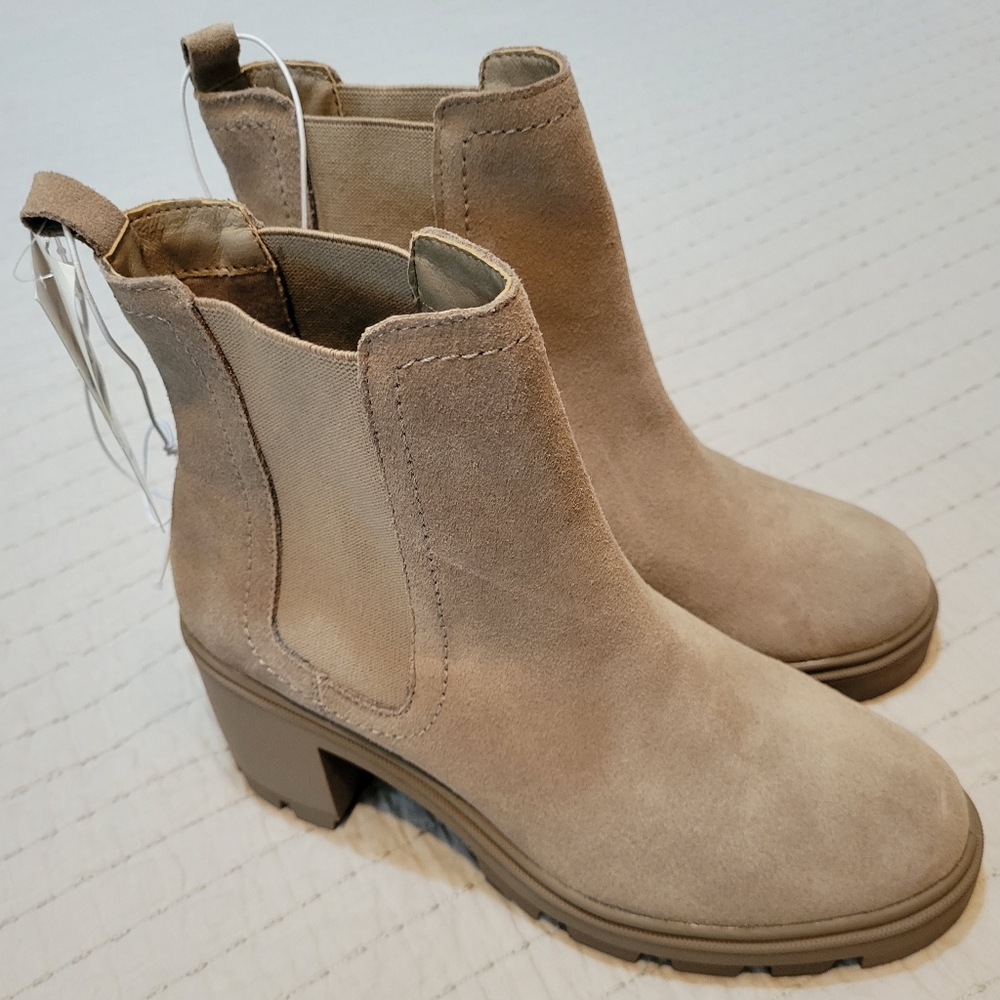 Women's Splendid Tan Ankle Boots Size 8 NWT